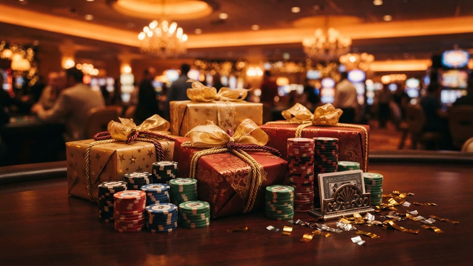 Jetons et cadeaux illustrant les promotions